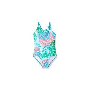 Kanu Surf Big Girls Daisy Beach Sport 1-Piece Swimsuit Daisy Blue Size 14 NWT